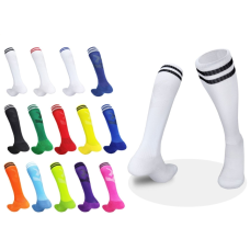  Thickened double bar soccer socks men's long adult children's professional game training stripes non-slip towel bottom sports socks